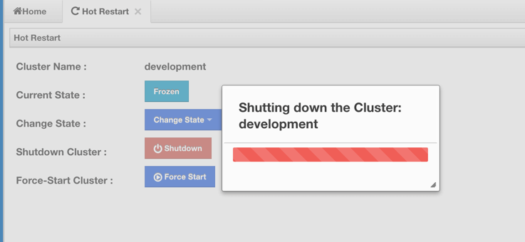 Shutdown Cluster