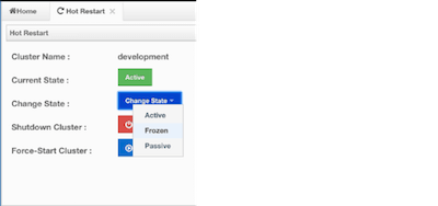 Changing Cluster state