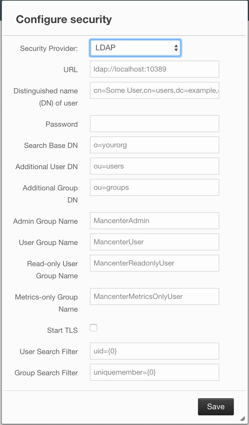 LDAP Configuration